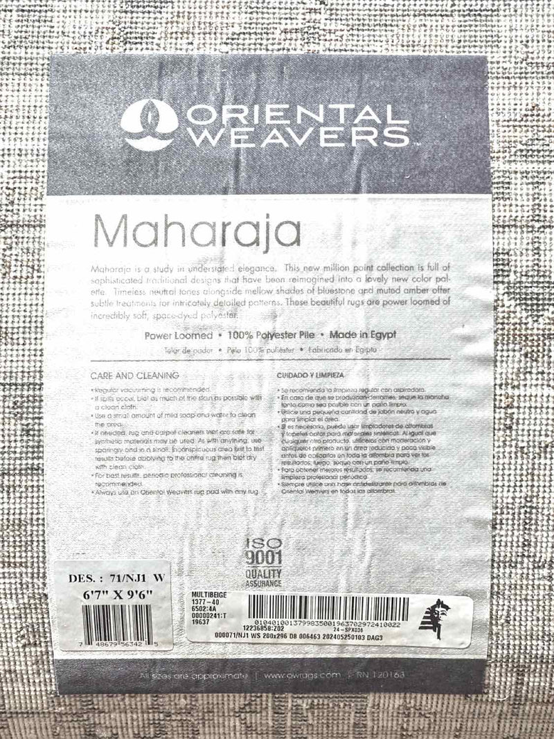 Maharaja Made in Egypt 100% Ploy. Pile  Area Rugs