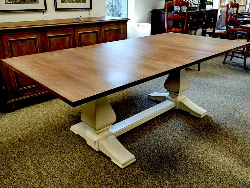 Ethan Allen "Cameron" Trestle Dining Table