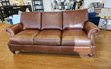 Ethan Allen Leather Sofa