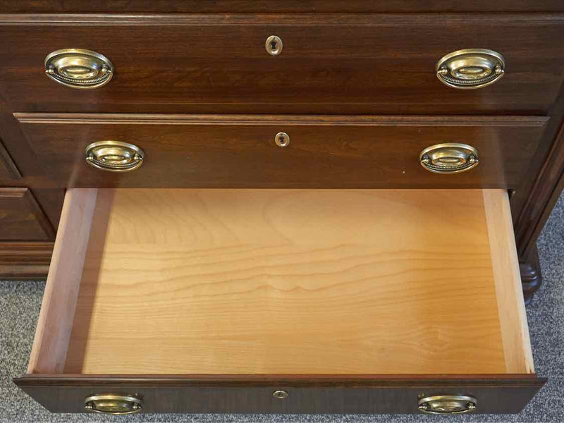 Jamestown Sterling Eight Drawer Mahogany Dresser