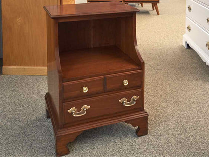 Permacraft Solid Cherry Two Drawer Nightstand