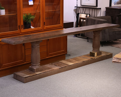 Rustic Sideboard with Plank Top