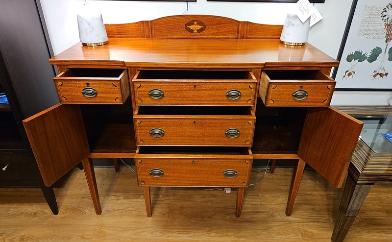 Vintage Mahogany Hepplewhite Style Sideboard