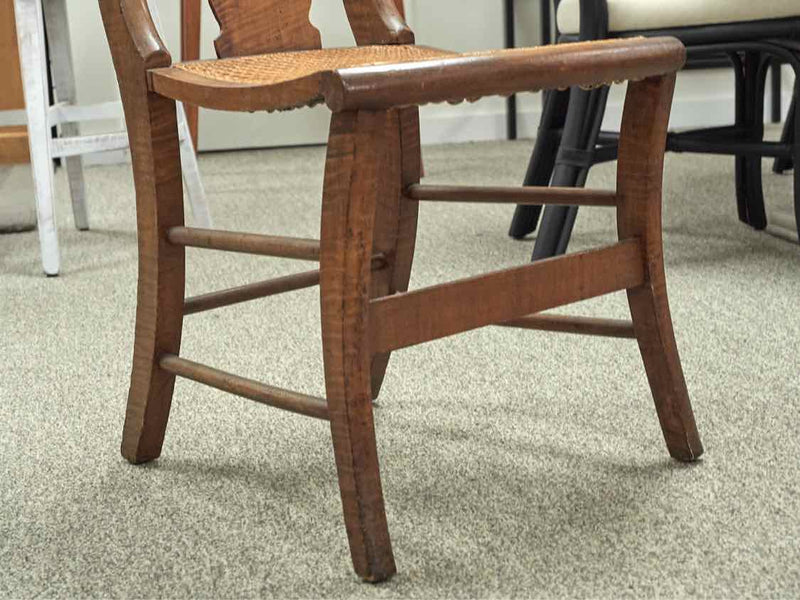 Tiger Maple Splat Back Dining Chair