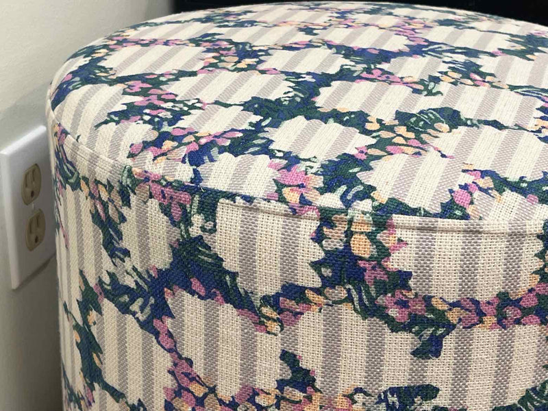 Anthropologi Striped Floral Ottoman