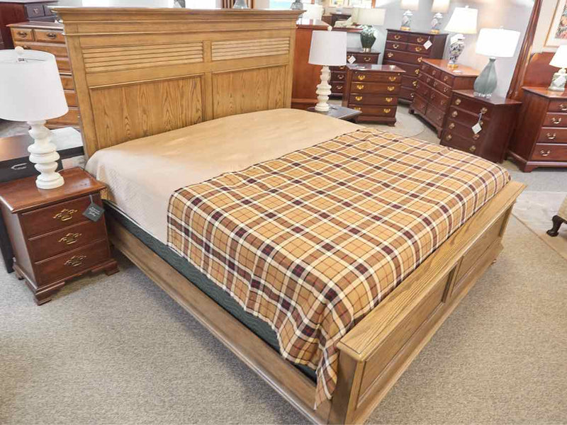 Oak King Bed