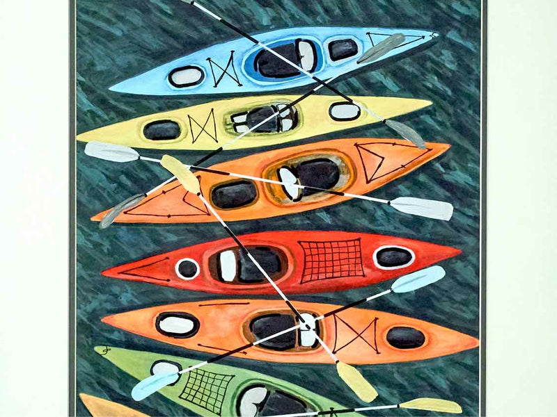 'Colorful Kayaks II'