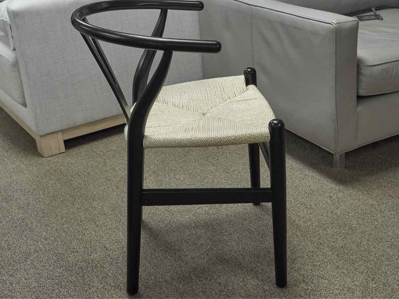 Black Wishbone Desk Chair