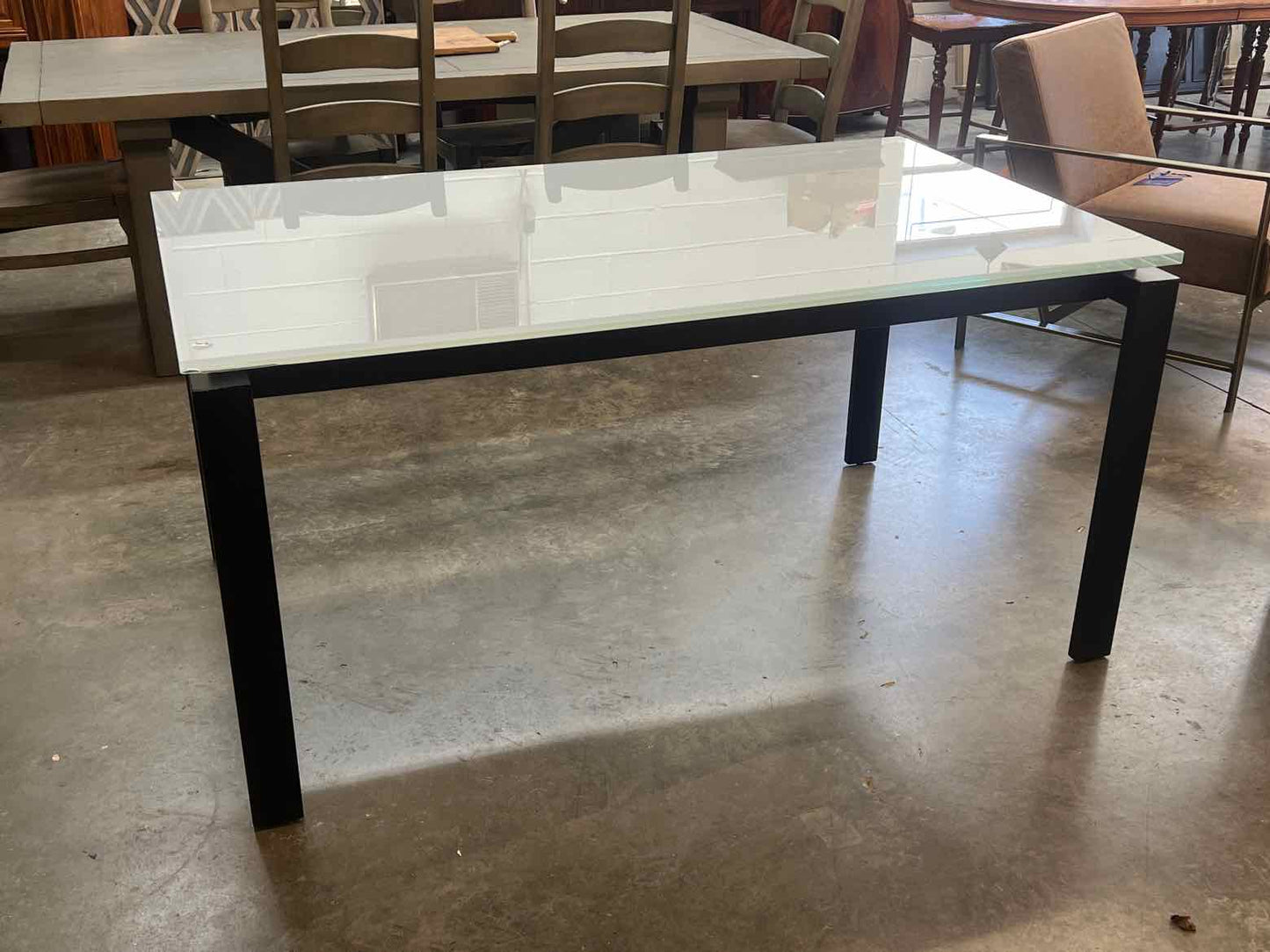 Frosted Glass Desk