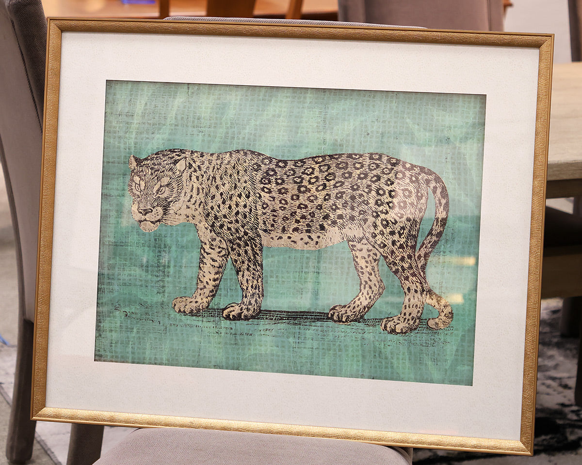 Framed Print:  "Vintage Cats I"