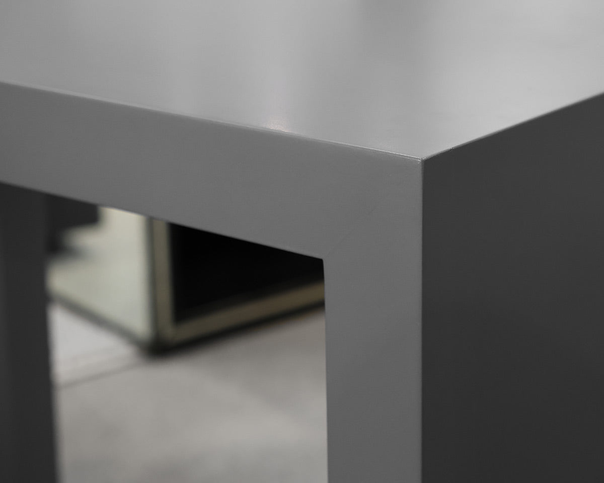 Edward Ferrell + Lewis Mittman Custom Console in Dark Grey