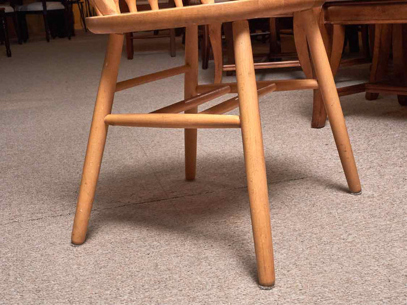 Set of Maple Windsor Style Dining Chairs