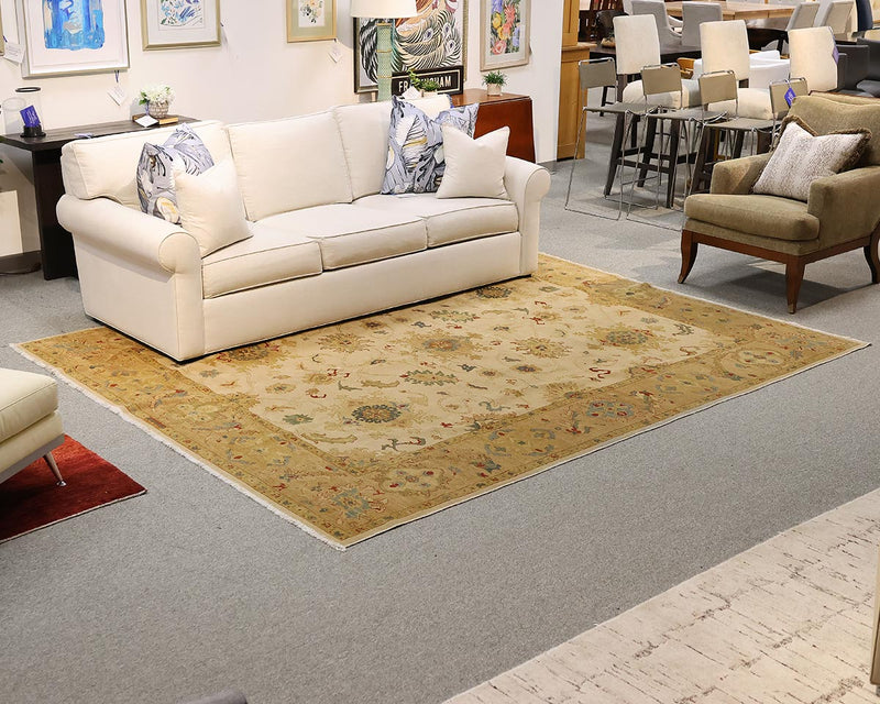 Area Rug in Beige & Tan