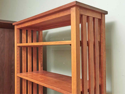 Cherry 5 Shelf Bookcase