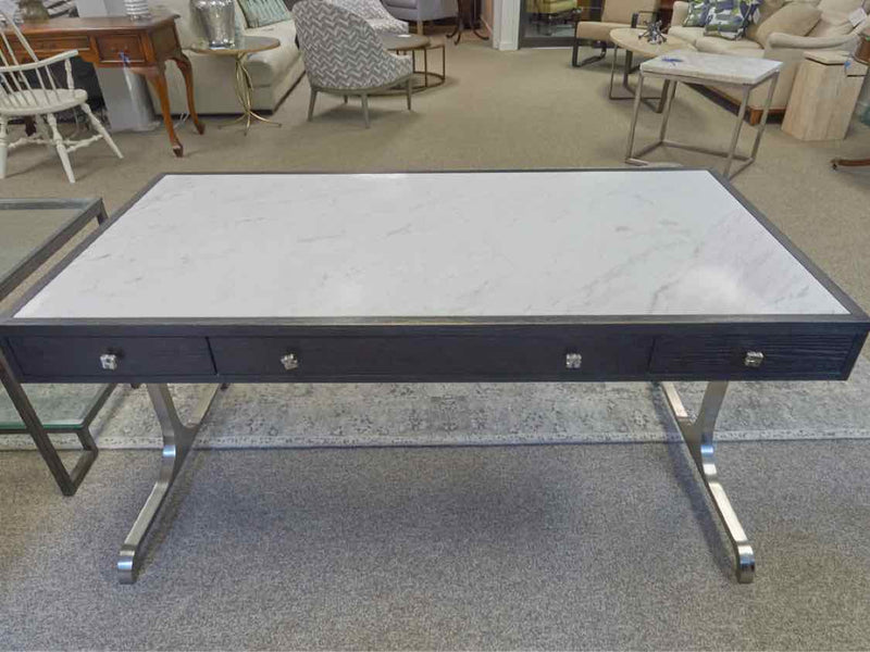 Bernhardt 'Decorage' Desk W/ Marble Insert