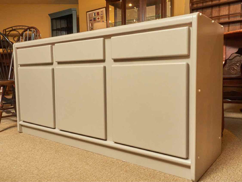 Modern Oak  Sideboard in Dove Grey Finish