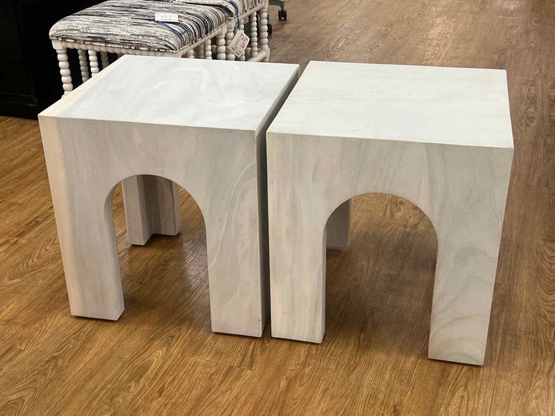 Four Hands Pair of 'Fausto' Side Tables