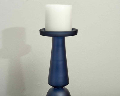 "Cassiopeia" Candleholder in Midnight Blue