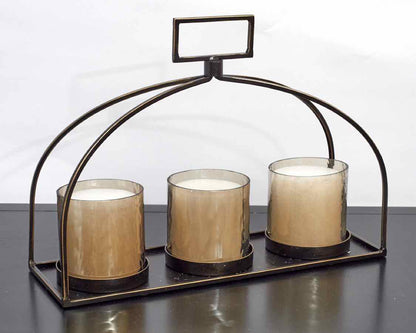 "Riad" Triple Candleholder