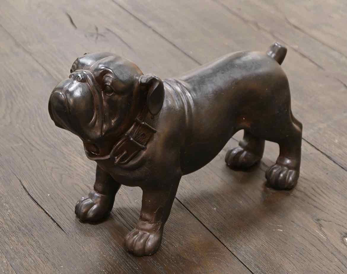 Hugo Black Resin Bulldog